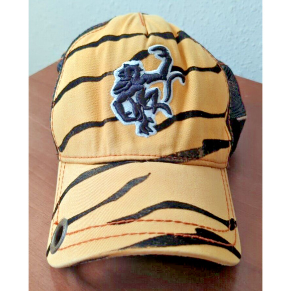 Vintage Red Monkey Y2K Yellow/Black Limited Edition Unisex Trucker Hat Cap - Picture 1 of 4